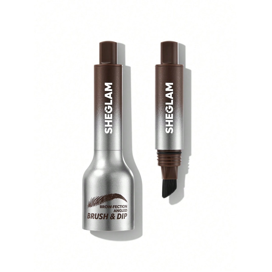 SHEGLAM Brow-fection Angled Brush & Dip-08 Chocolate