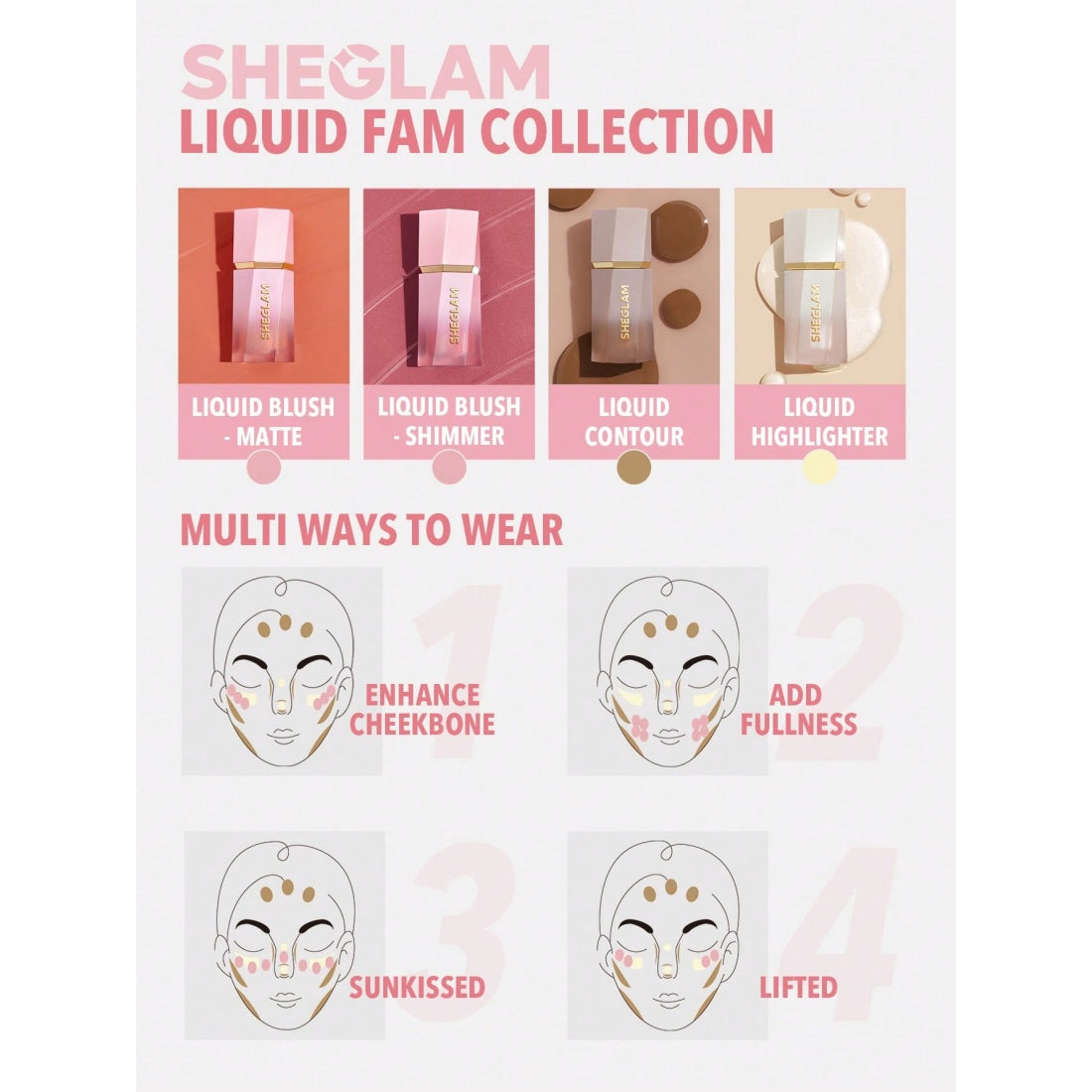 SHEGLAM Color Bloom Vloeibare Blush-103 Hush Hush
