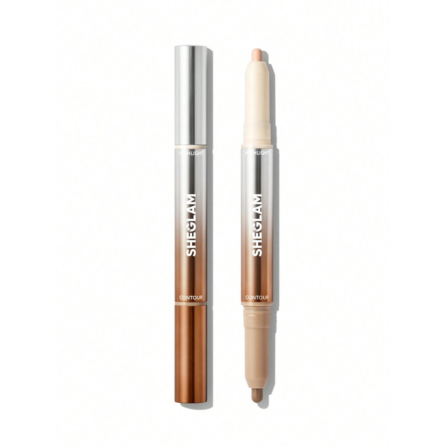 SHEGLAM Fine Line 2-in-1 Nose Contour & Highlight Pen-02 Umber