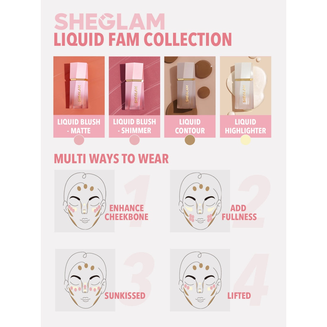 SHEGLAM Color Bloom Liquid Blush-003 On Point