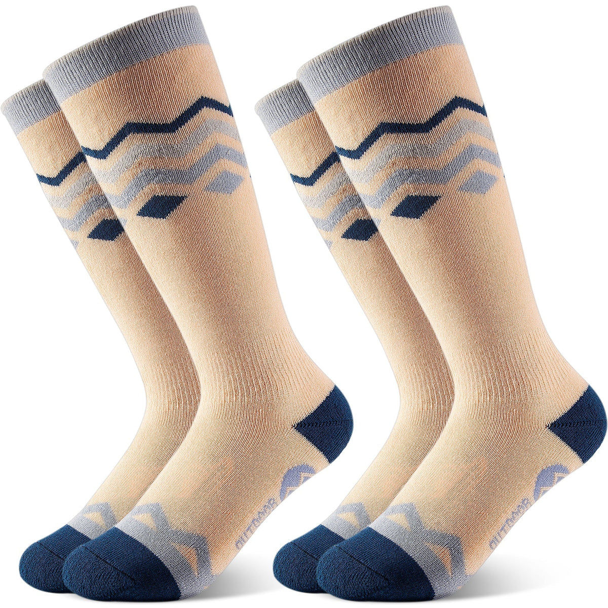 WINTERSOCKEN VAN KATOEN voor kinderen (2 paar)