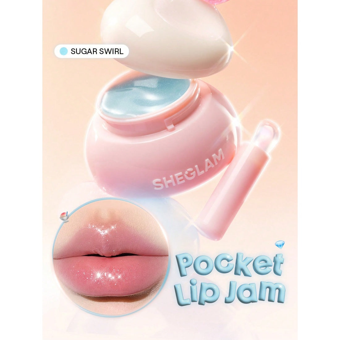 SHEGLAM Hydra Jelly Pocket Lip Jam-621 Sugar Swirl