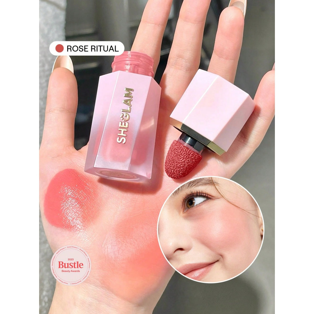 SHEGLAM Color Bloom Vloeibare Blush-002 Rose Ritual