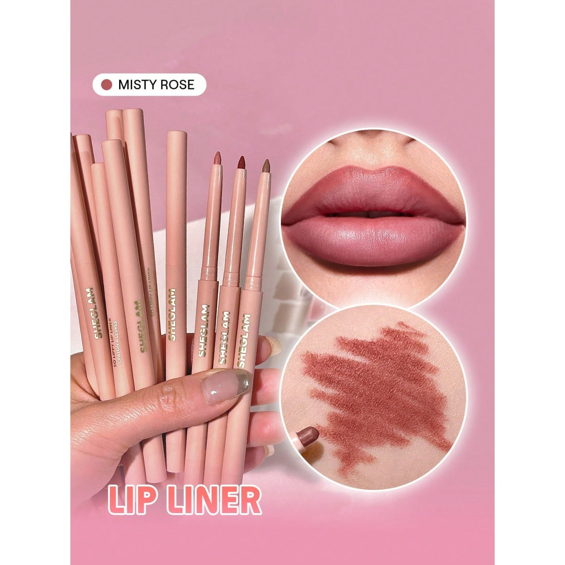 SHEGLAM So Lippy Lip Liner-300 Misty Rose