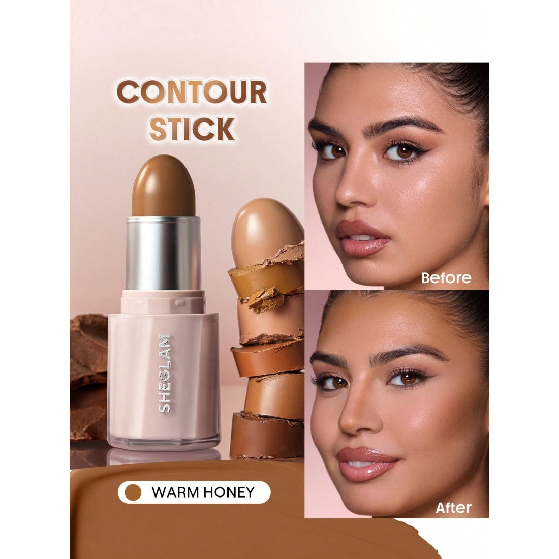 SHEGLAM Buttery Buff Contour & Bronzer Stick - Warm Honey