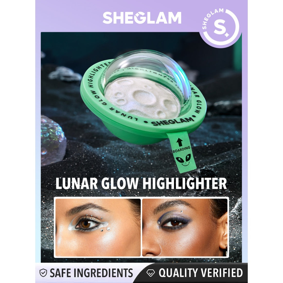 SHEGLAM Lunar Glow Highlighter-81 Neutron Star