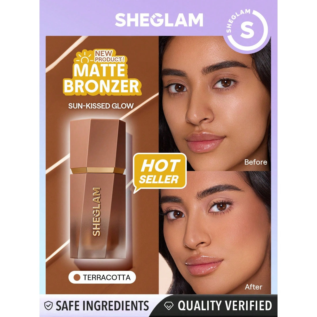 SHEGLAM Sun Beam Matter flüssiger Bronzer-12 Terracotta