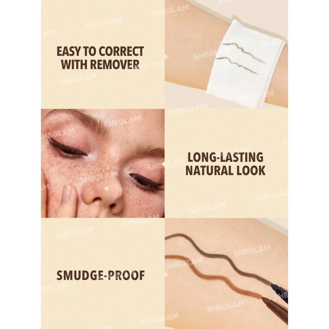 SHEGLAM On-Line Creamy Eyeliner-Zwart