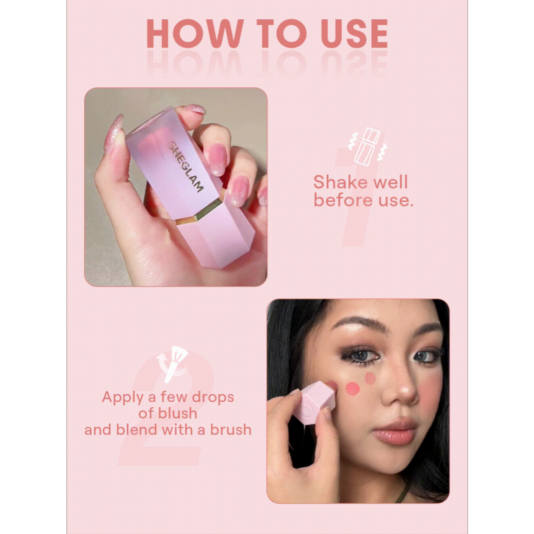 SHEGLAM Color Bloom Vloeibare Blush-103 Hush Hush