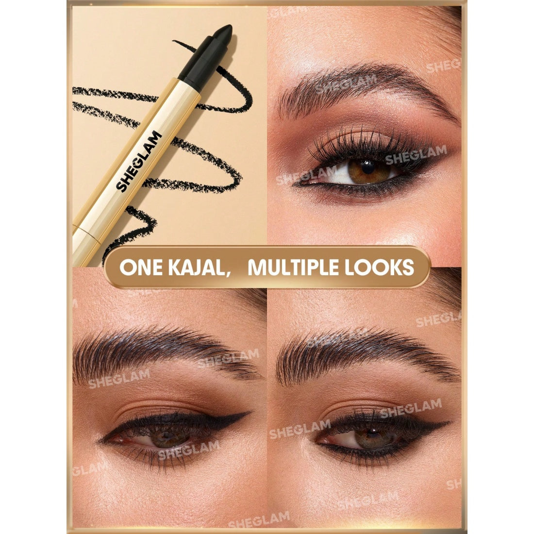 Crayon eyeliner crème Kohl Bold Moves de SHEGLAM - Noir