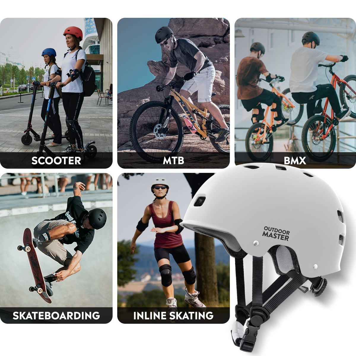 Fahrrad- und Skateboardhelm ORYX