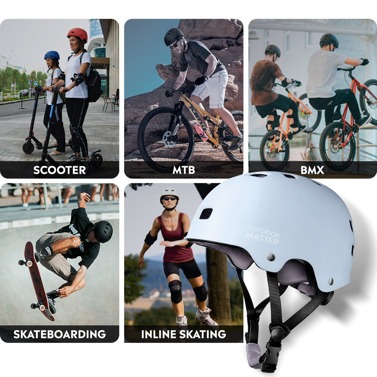 Fahrrad- und Skateboardhelm ORYX