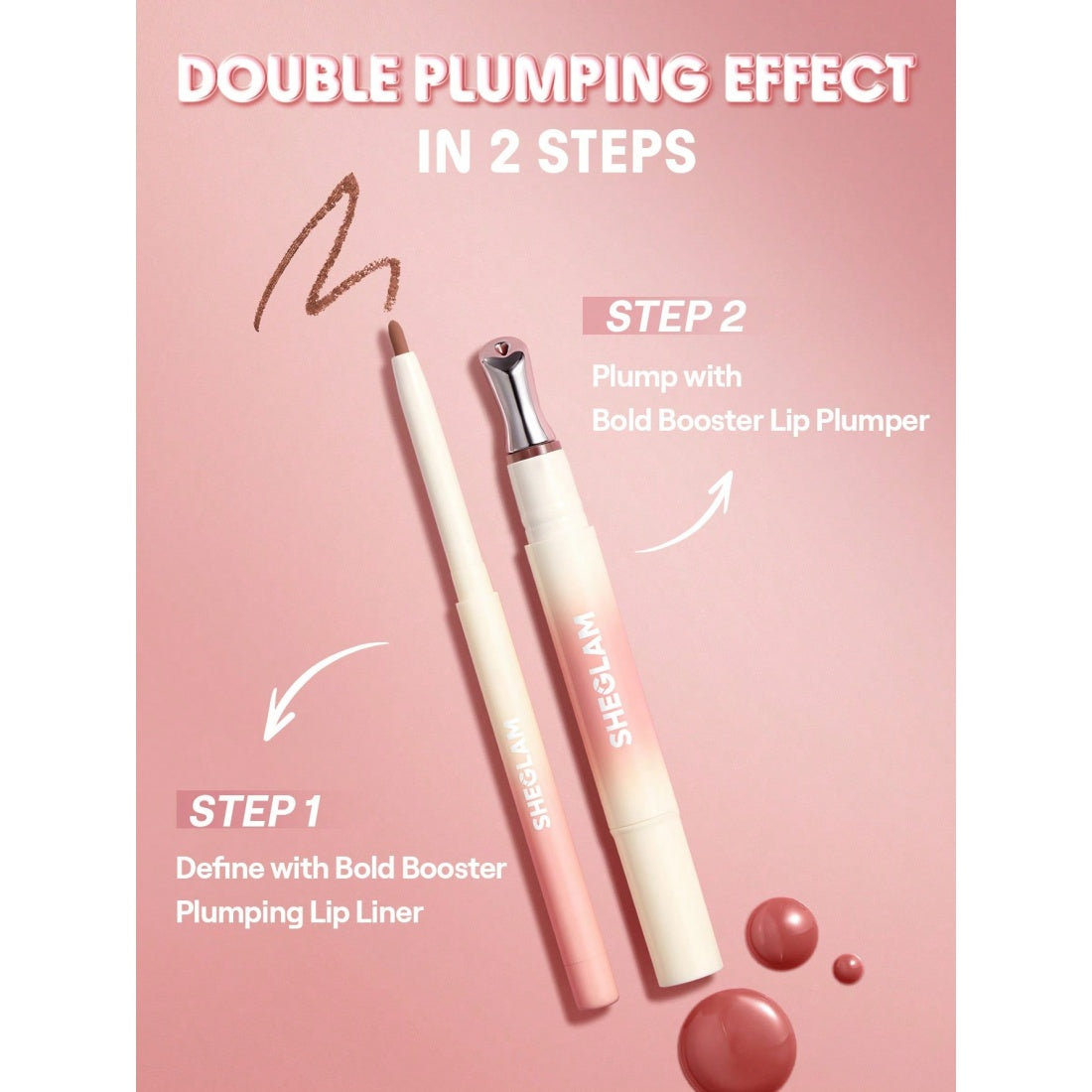 SHEGLAM Bold Booster Lip Plumper-310 Cherry Gleam