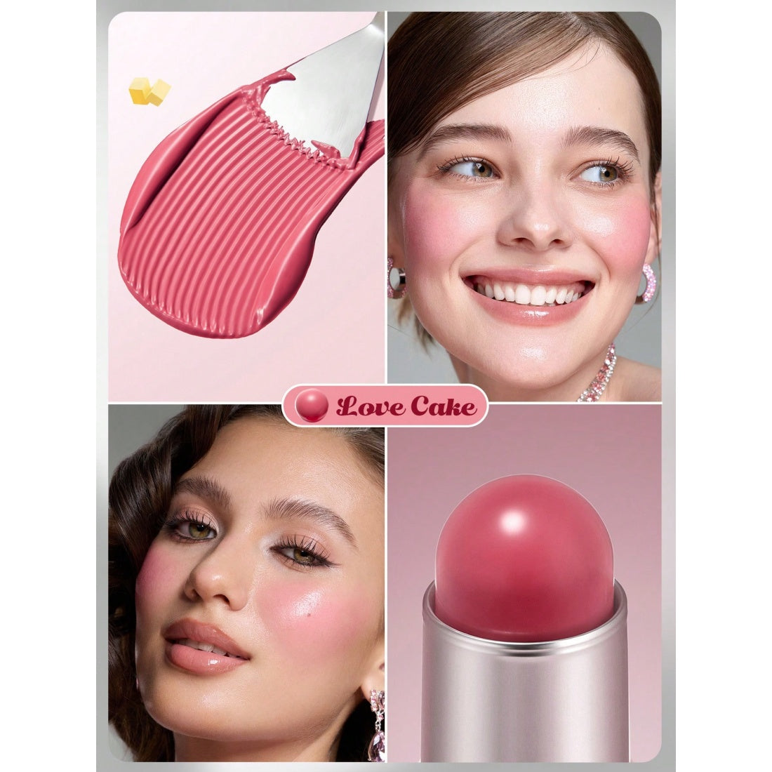 SHEGLAM Buttery Bliss Blush Stick-001 Love Cake