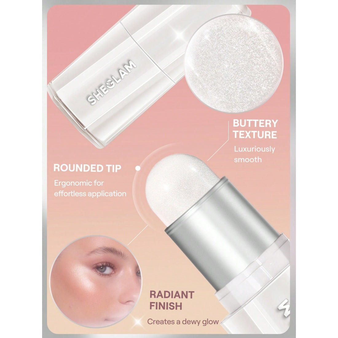 SHEGLAM Buttery Bling Highlight Stick-Gold Rings