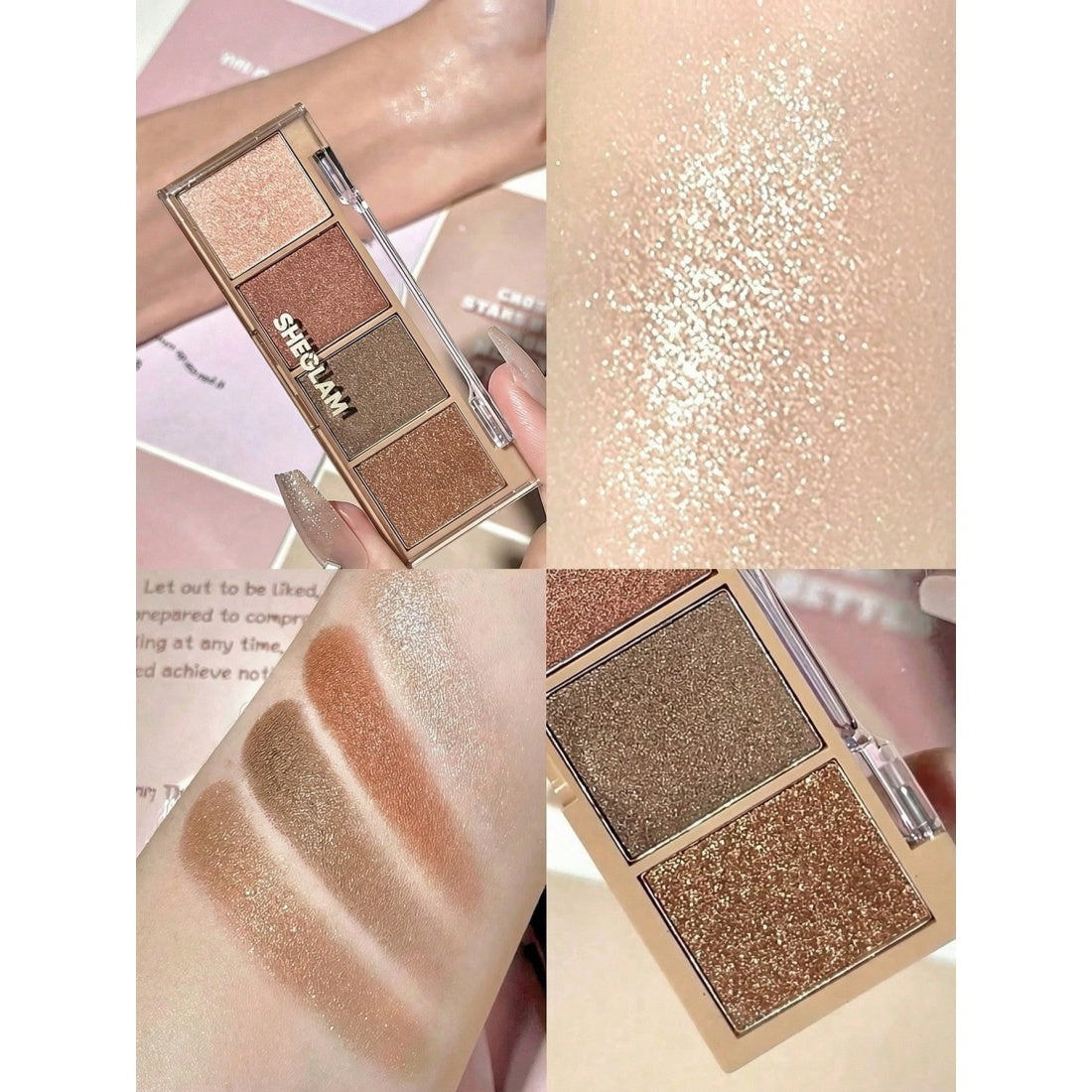 SHEGLAM The Essentials Pocket Oogschaduwpalette-Serendipity