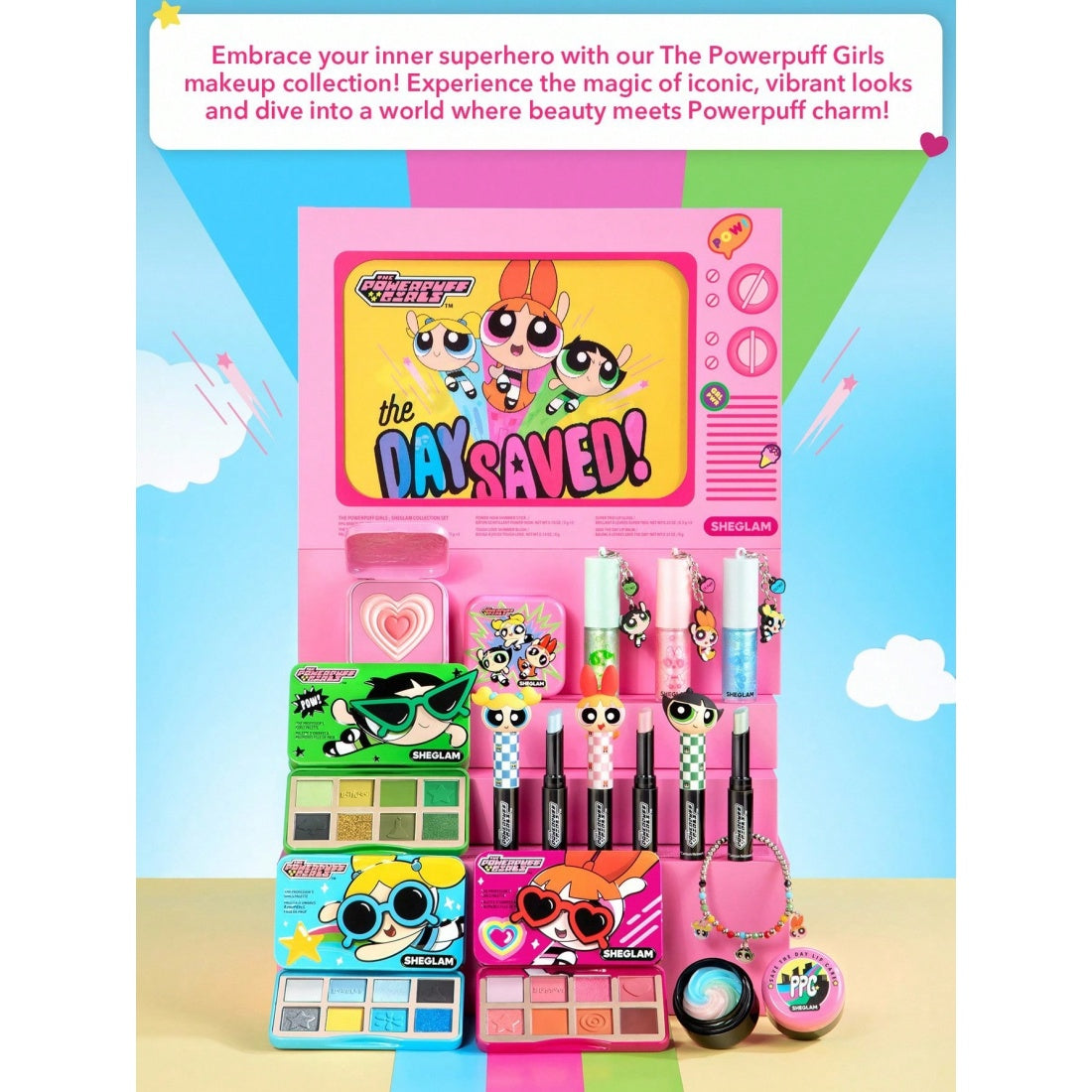 The Powerpuff Girls X SHEGLAM Tough Love Shimmer Blush-Utonium