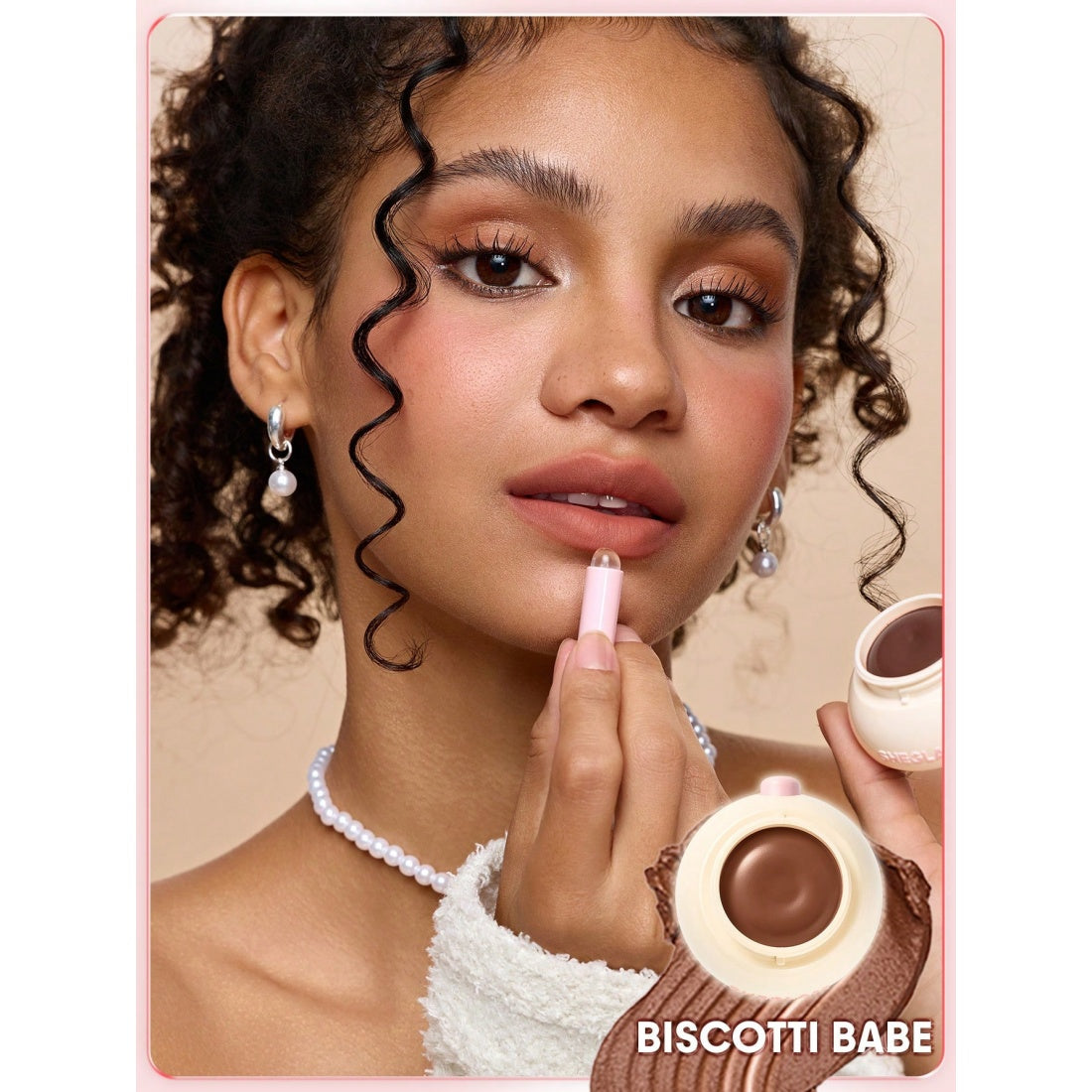 SHEGLAM Bounce Putty Pocket Lip Pot-517 Biscotti Babe