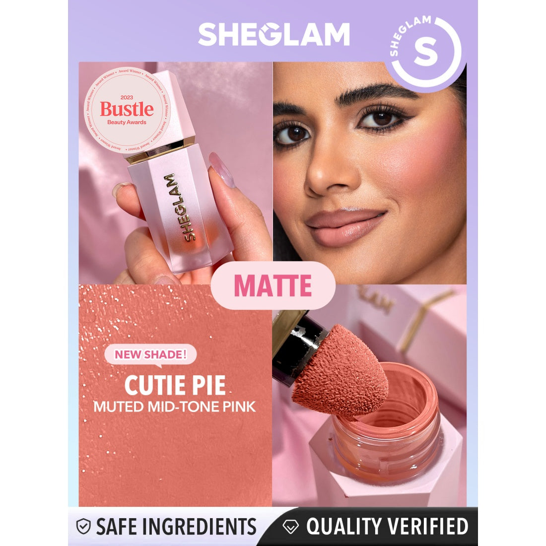 SHEGLAM Color Bloom Vloeibare Blush-005 Cutie Pie