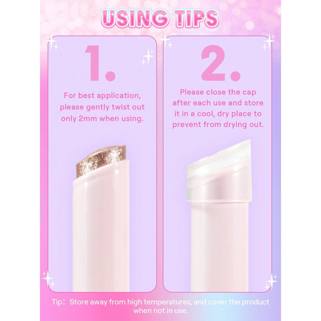 SHEGLAM Crystal Jelly Glaze Stick-05 Rosy Gem
