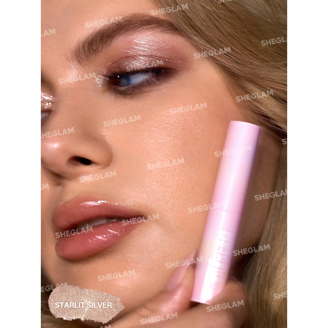 SHEGLAM Crystal Jelly Glaze Stick-01 Starlit Silver