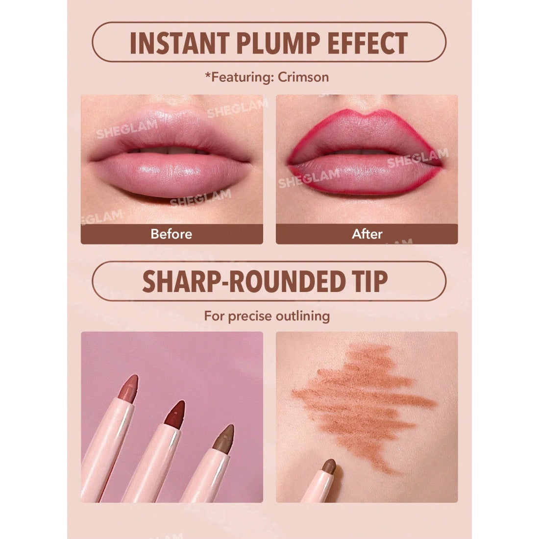 SHEGLAM So Lippy Lippenkonturenstift-504 Mojave