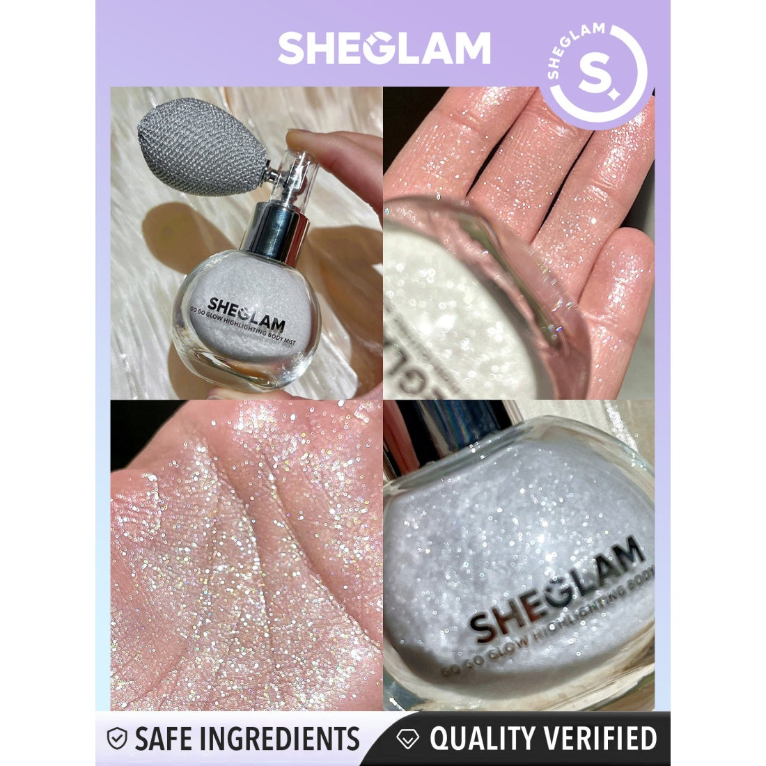 SHEGLAM Go Go Glow Bruma Iluminadora Corporal-02 Frosted Opal