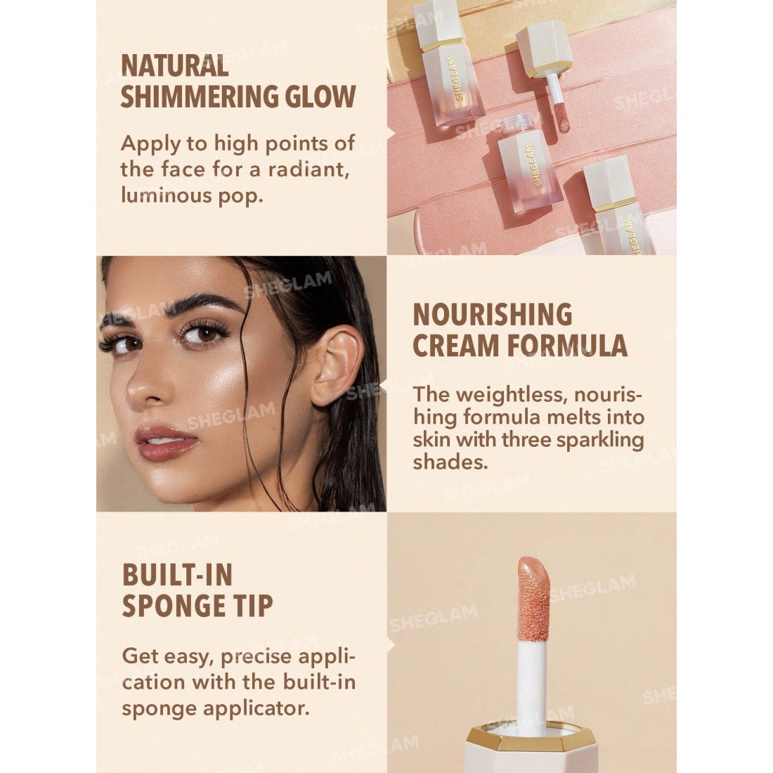 SHEGLAM Glow Bloom Vloeibare Highlighter-01 Vanilla Frost