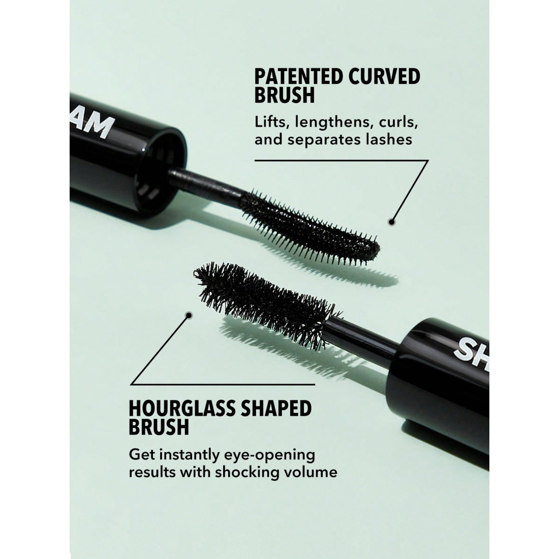 Mascara tout-en-un volume et longueur SHEGLAM - Noir waterproof