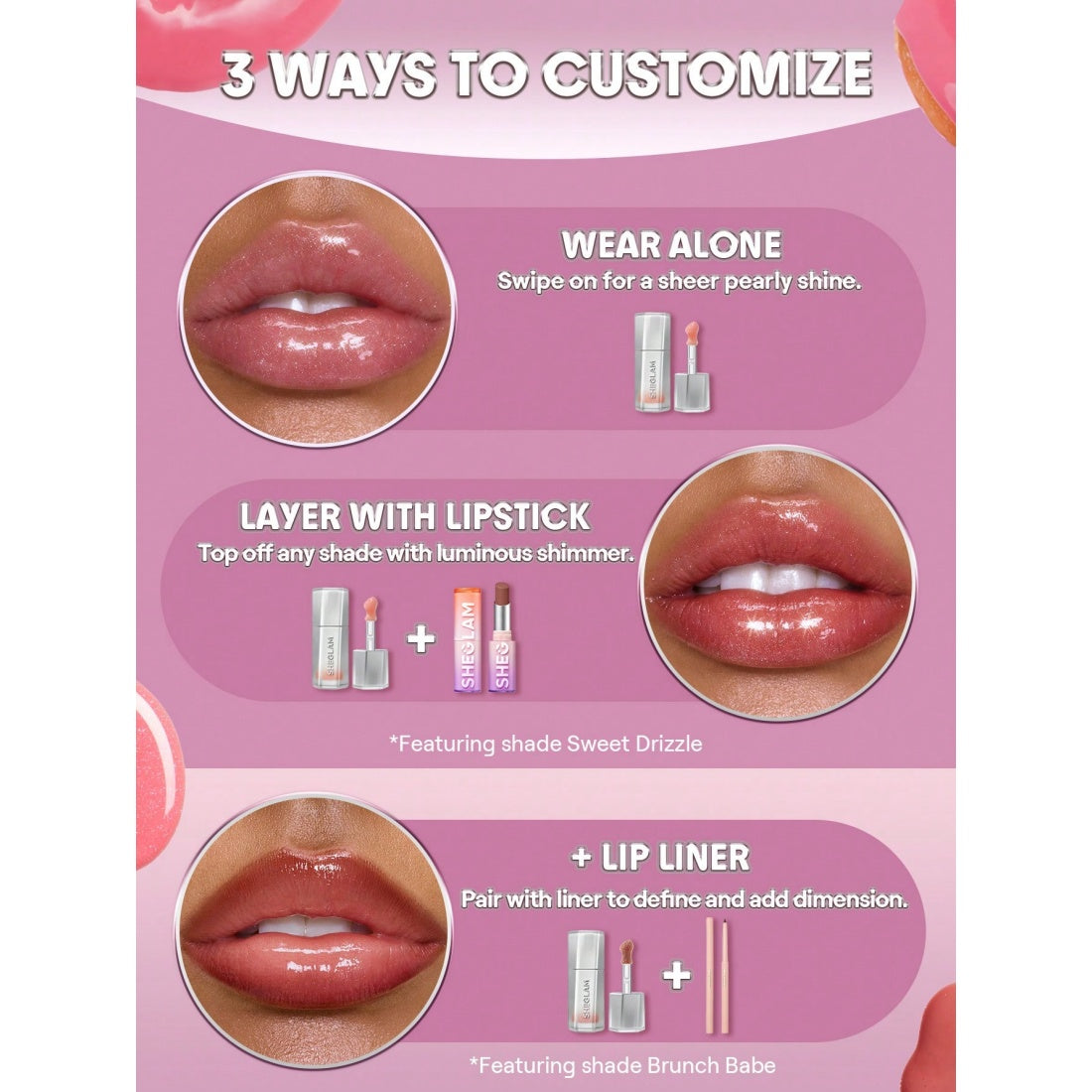 SHEGLAM Glass Lock Air Gloss - 111 High Key