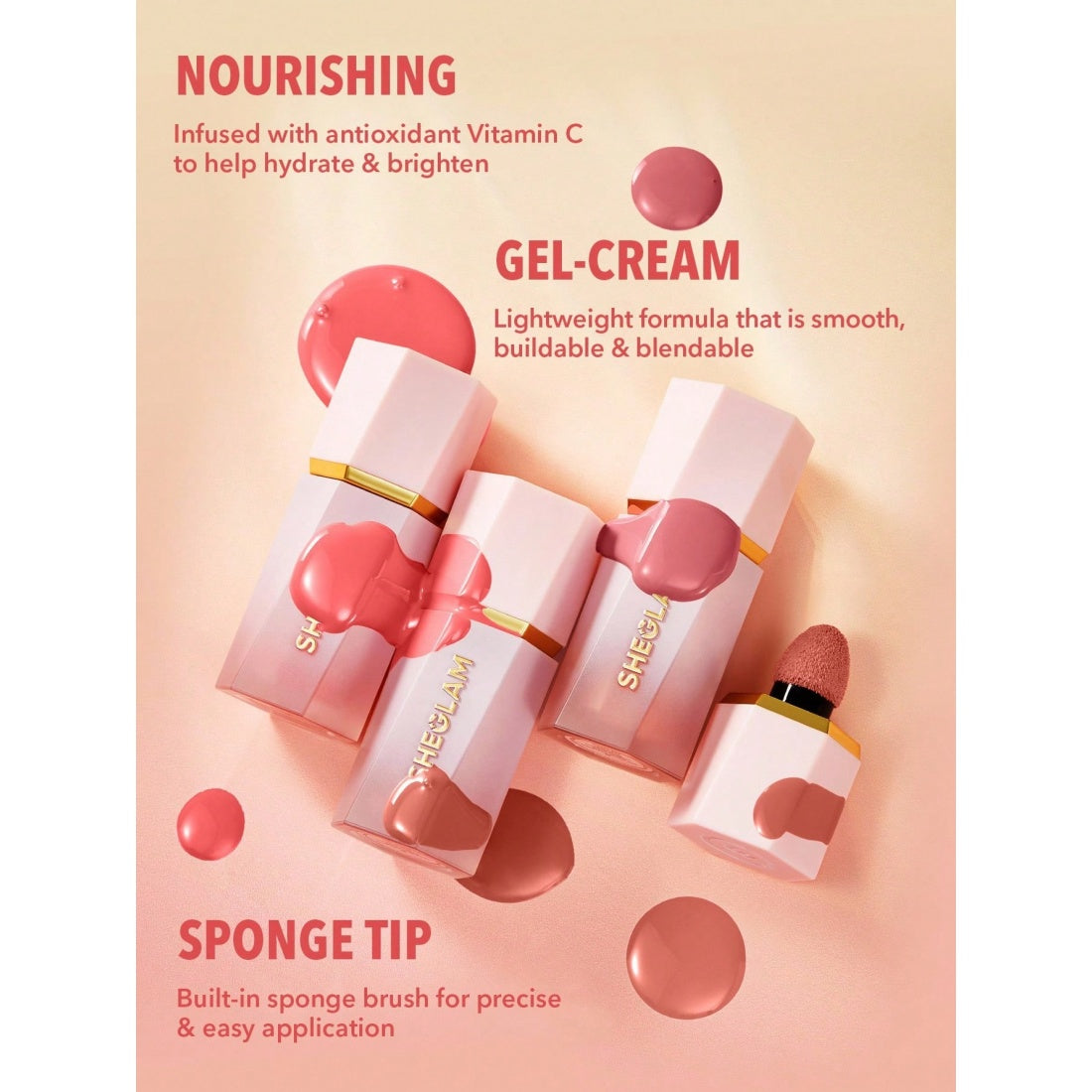 SHEGLAM Color Bloom Liquid Blush-004 Hot Topic