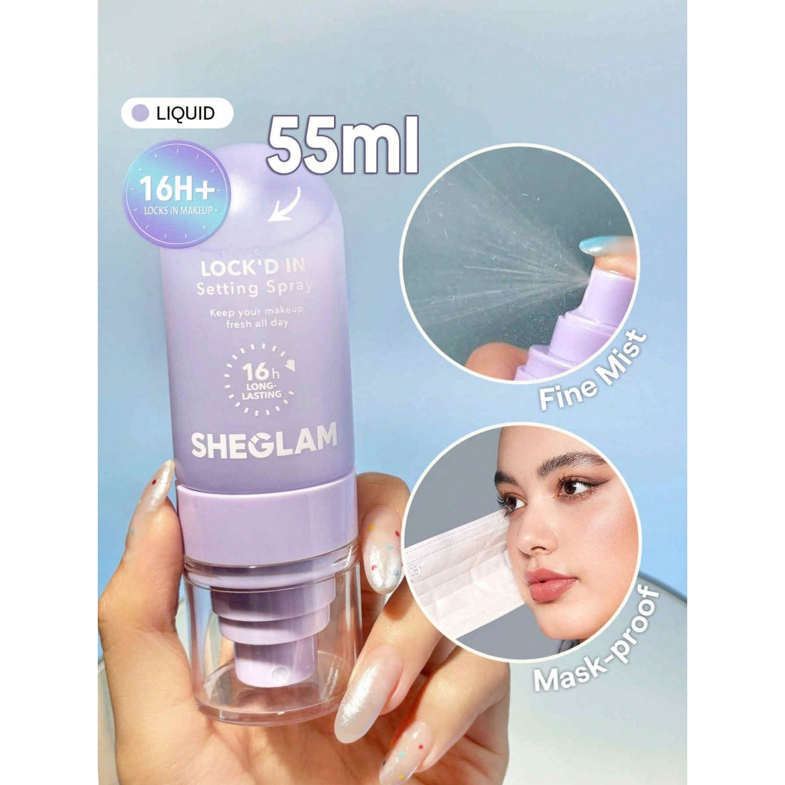 SHEGLAM Lock'd In Setting Spray