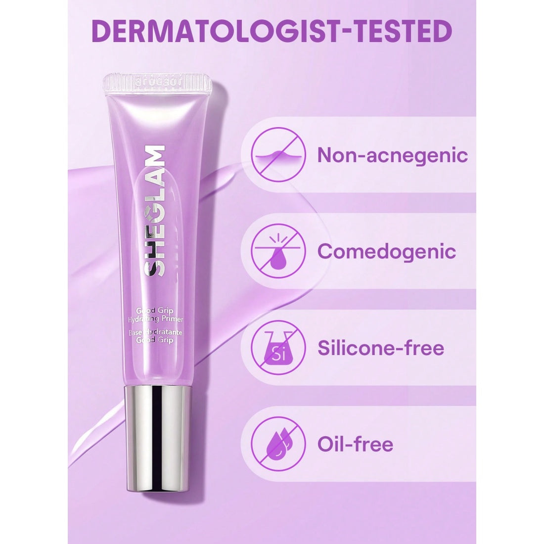 SHEGLAM Good Grip Feuchtigkeitsspendender Primer-Blaubeere+AHA-15ml