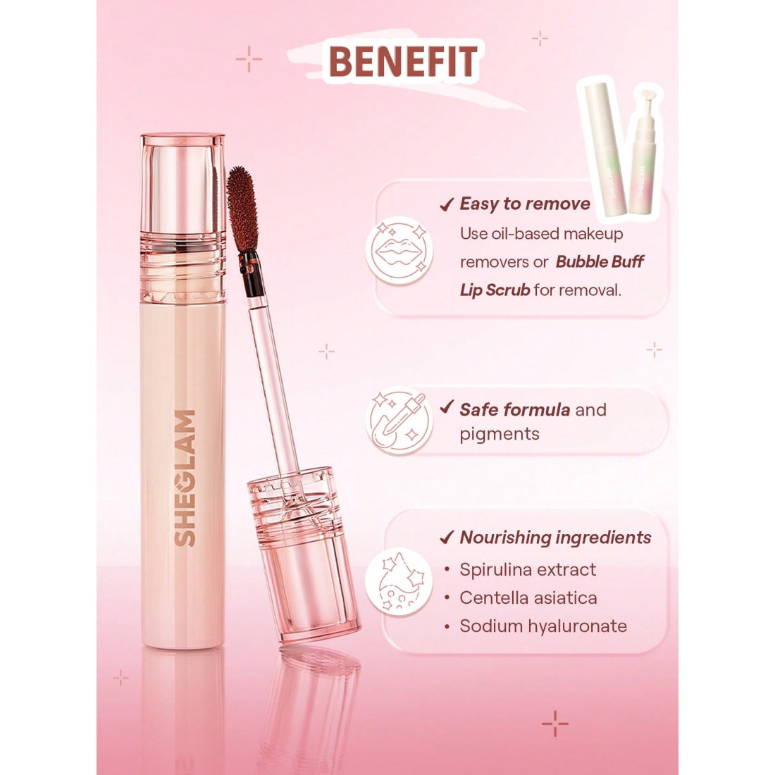 SHEGLAM Fall In Line Peel Off Lip Liner Stain-011 Brownie Points