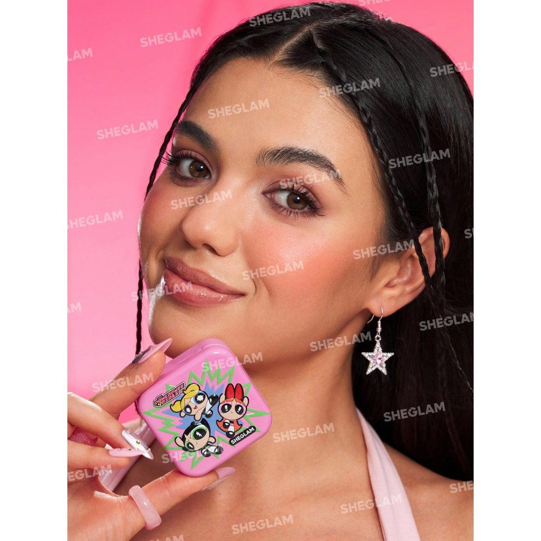 The Powerpuff Girls X SHEGLAM Tough Love Shimmer Blush-Utonium