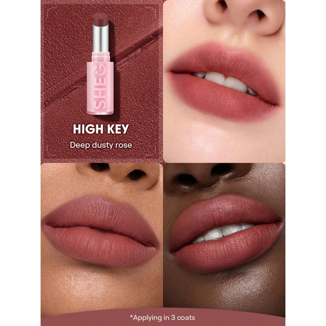 SHEGLAM Pintalabios ligero Lip Veil Cushion-111 High Key