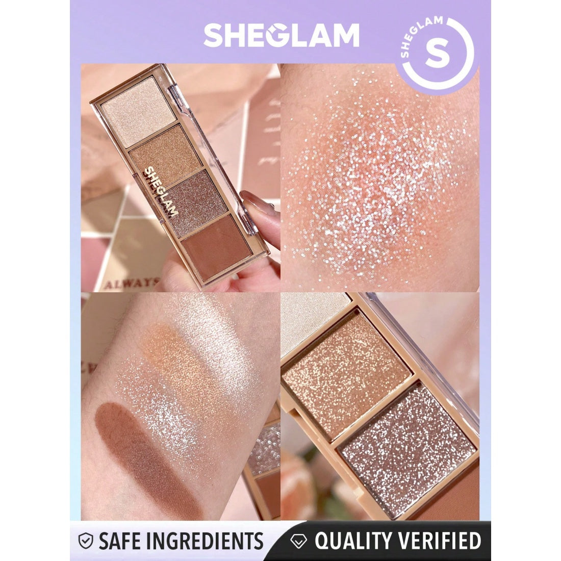 SHEGLAM Paleta de sombras de ojos The Essentials Pocket-Veil