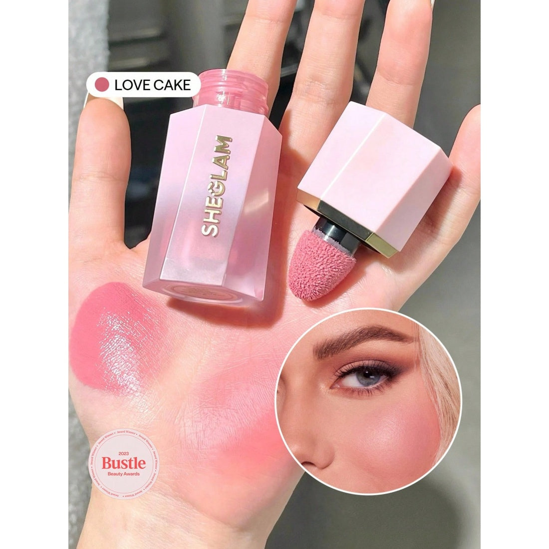 SHEGLAM Color Bloom Liquid Blush-001 Love Cake