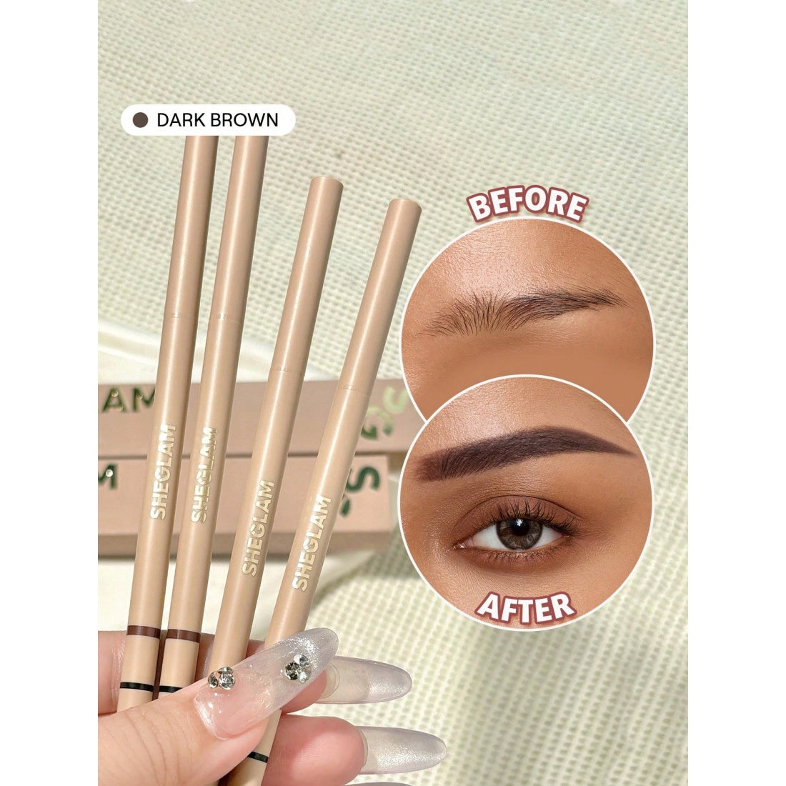 SHEGLAM Insta-fill Wenkbrauwpotlood-06 Auburn