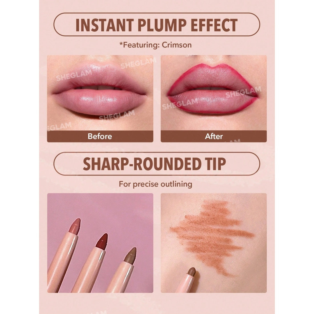 SHEGLAM Crayon à lèvres So Lippy-004 Neutral