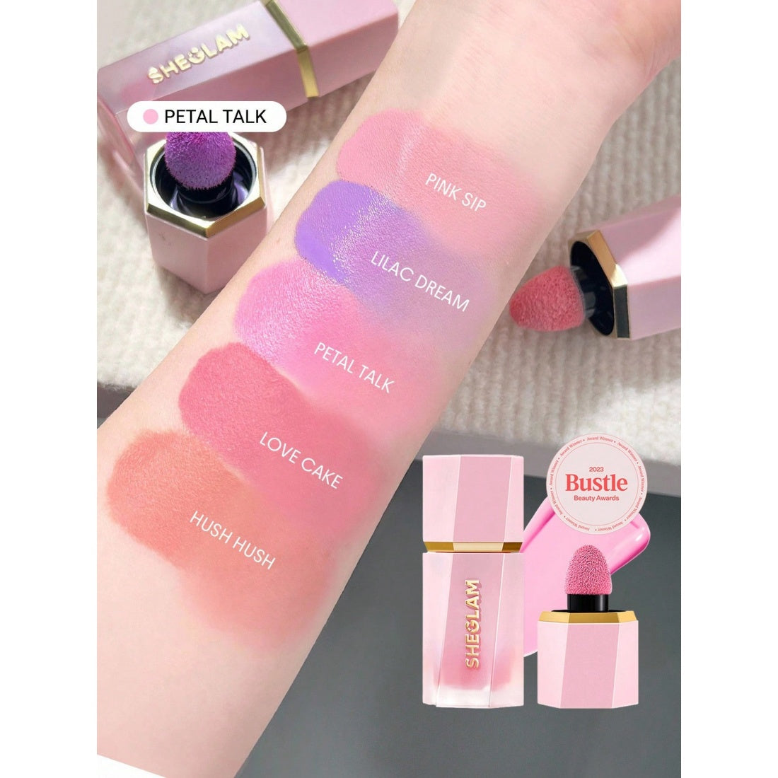 SHEGLAM Color Bloom Liquid Blush-006 Petal Talk