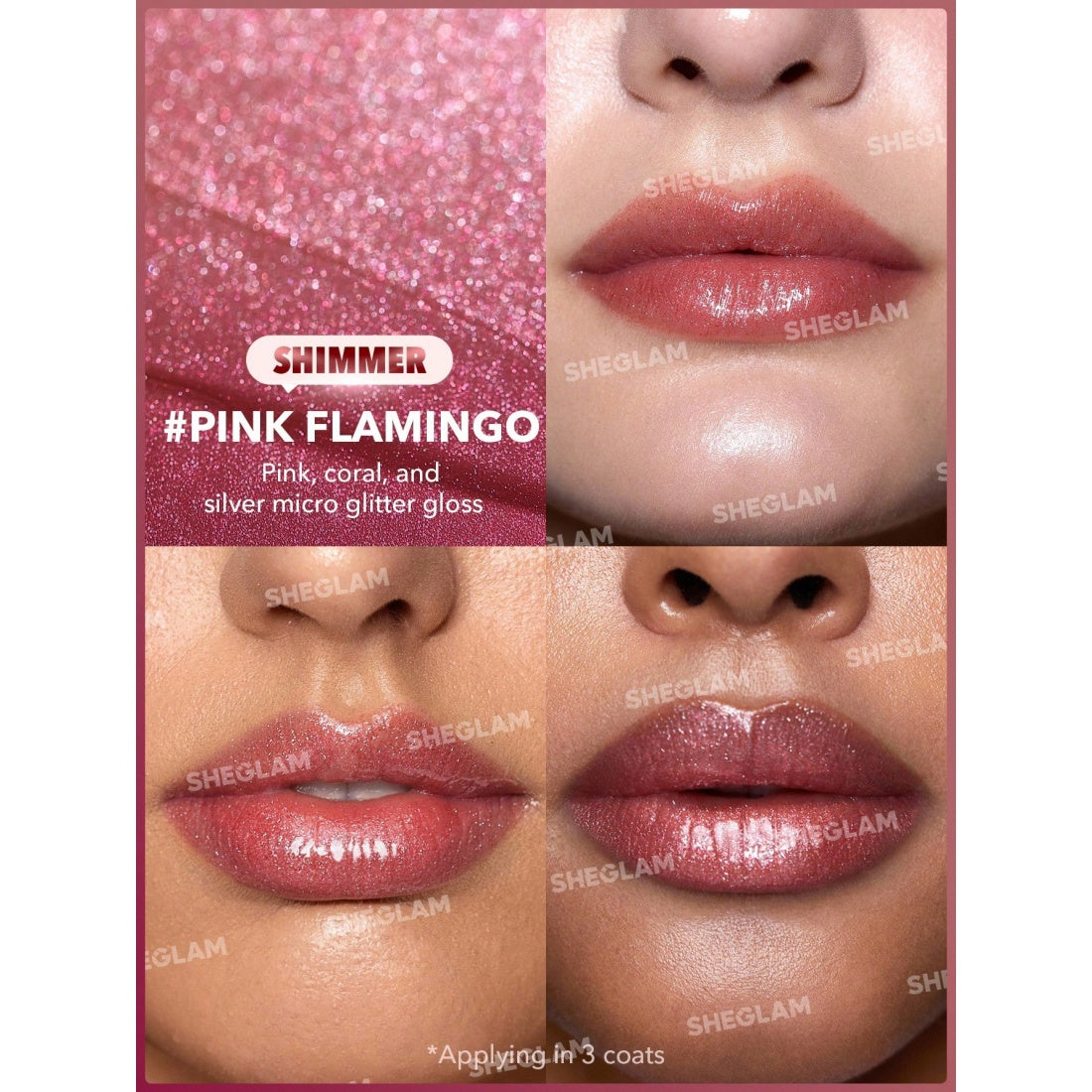 SHEGLAM Pout-Perfect Shimmer Lippenplumper-114 Pink Flamingo