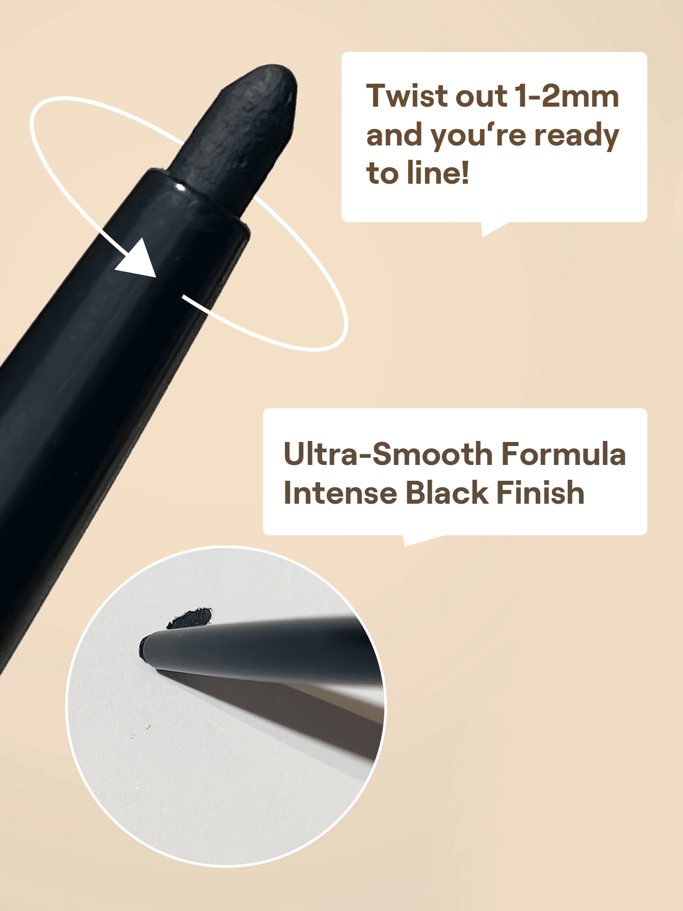 Eyeliner crème en ligne SHEGLAM - Marron