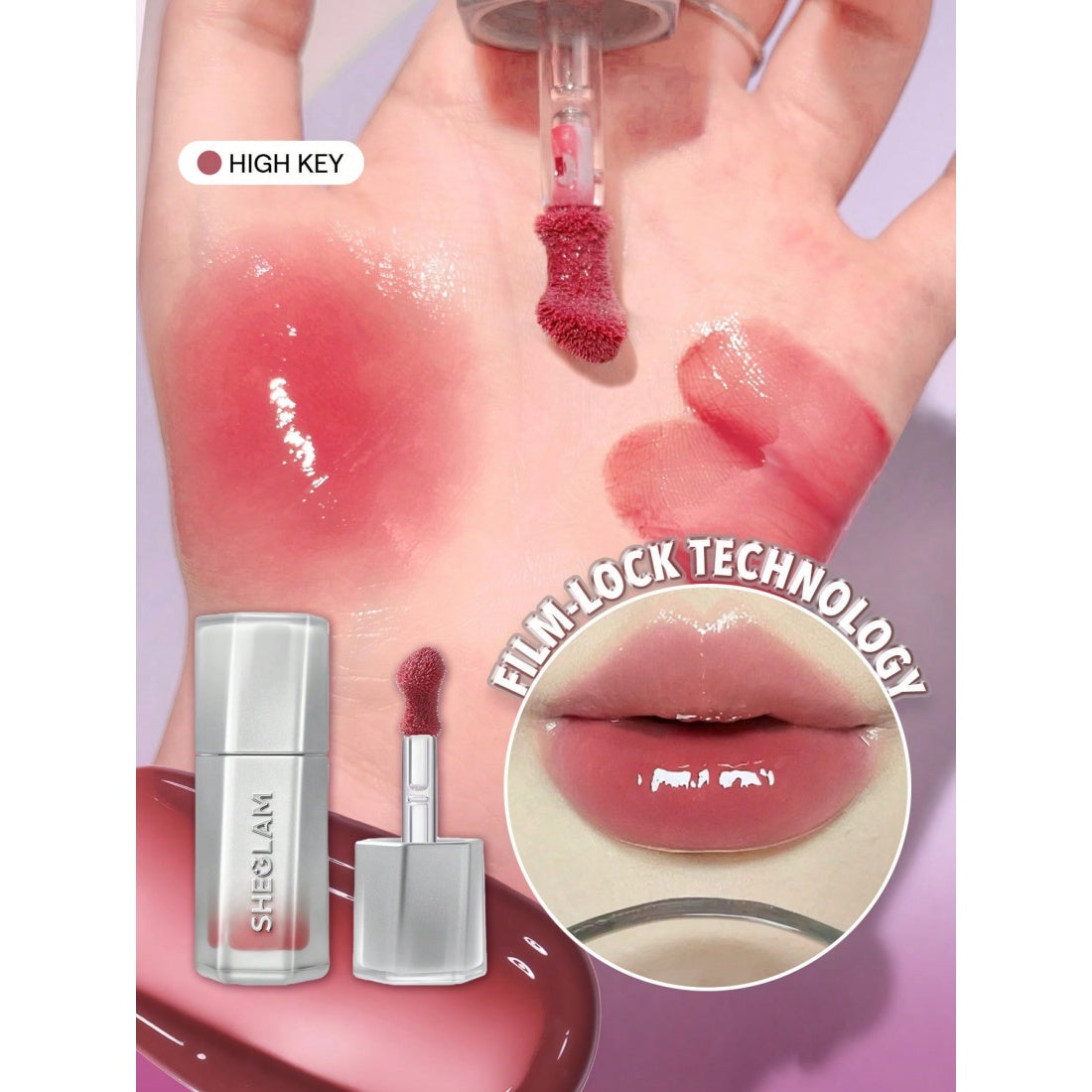 SHEGLAM Glass Lock Air Gloss - 111 High Key