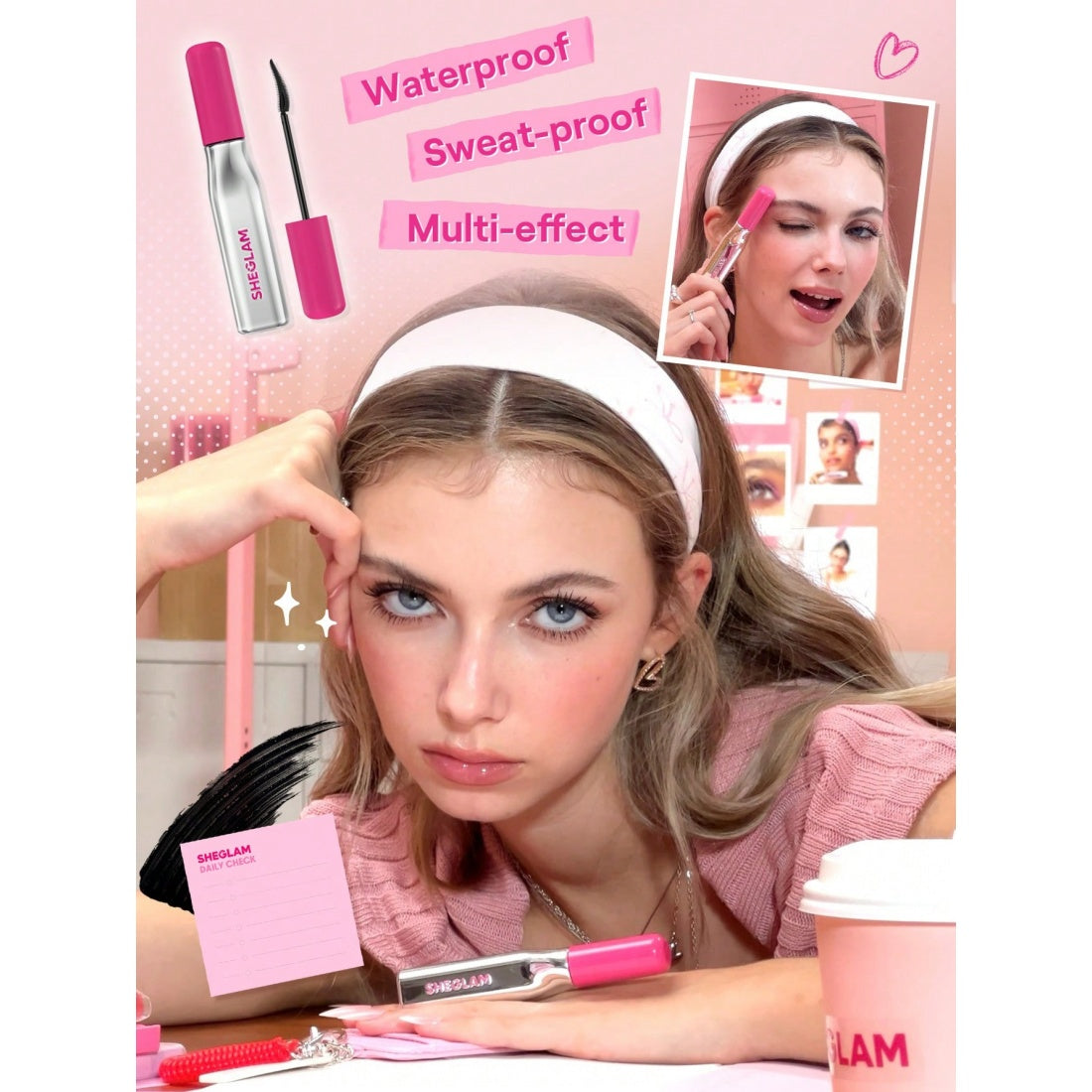 SHEGLAM Lashlighter Up & Out Mascara – Schwarz
