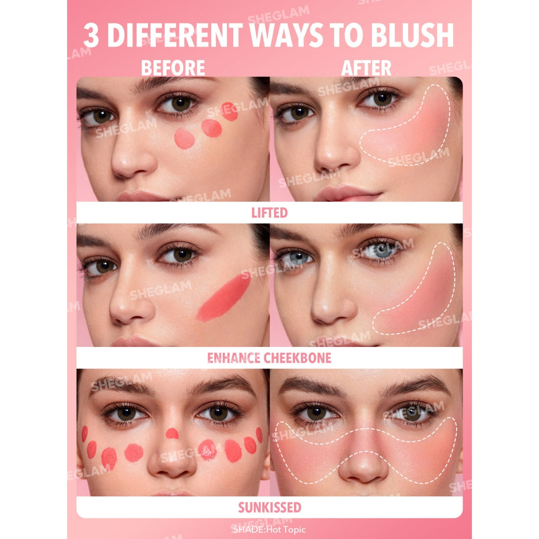 SHEGLAM Color Bloom Vloeibare Blush-005 Cutie Pie