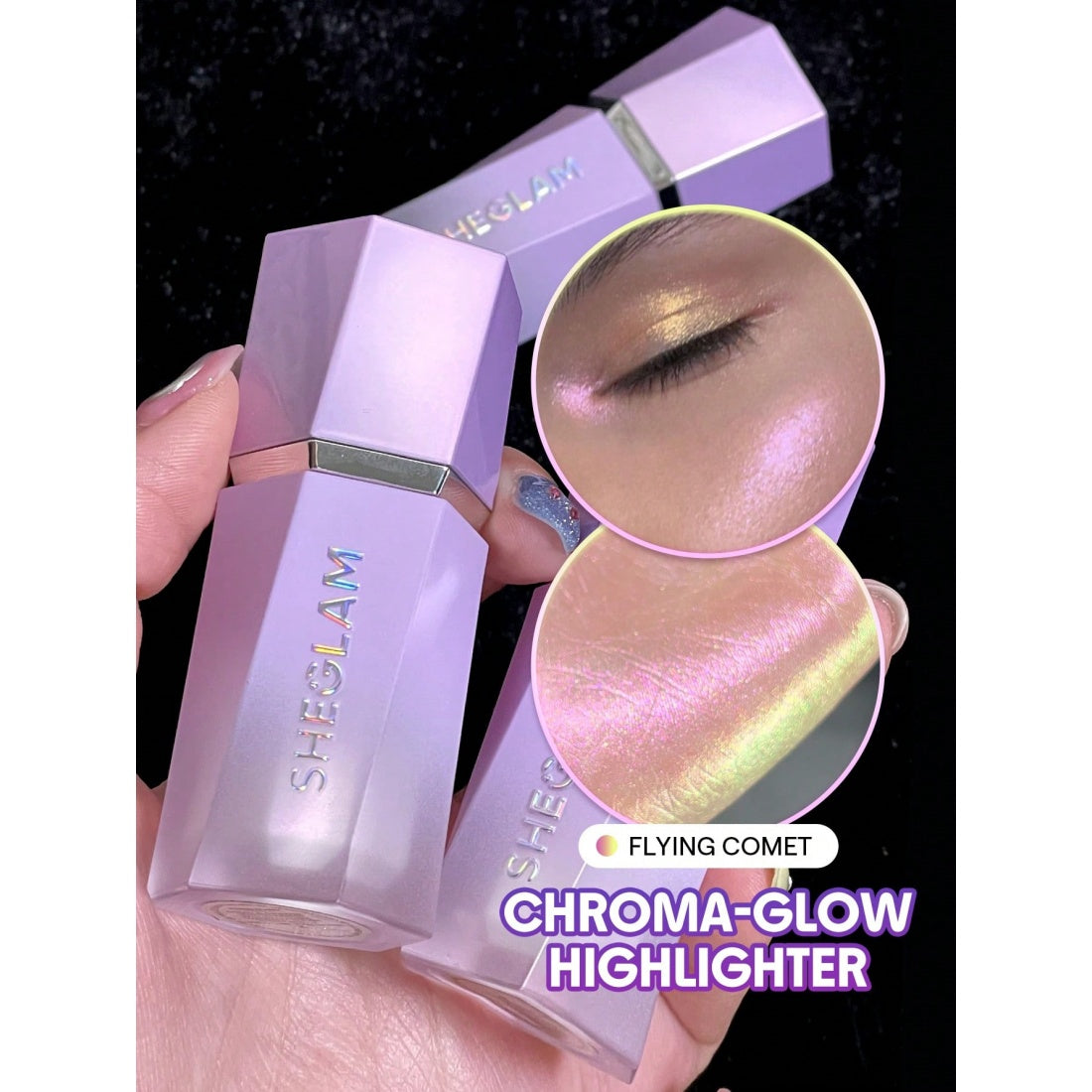 SHEGLAM Chroma-Glow Bloom Flüssig-Highlighter-90 Flying Comet