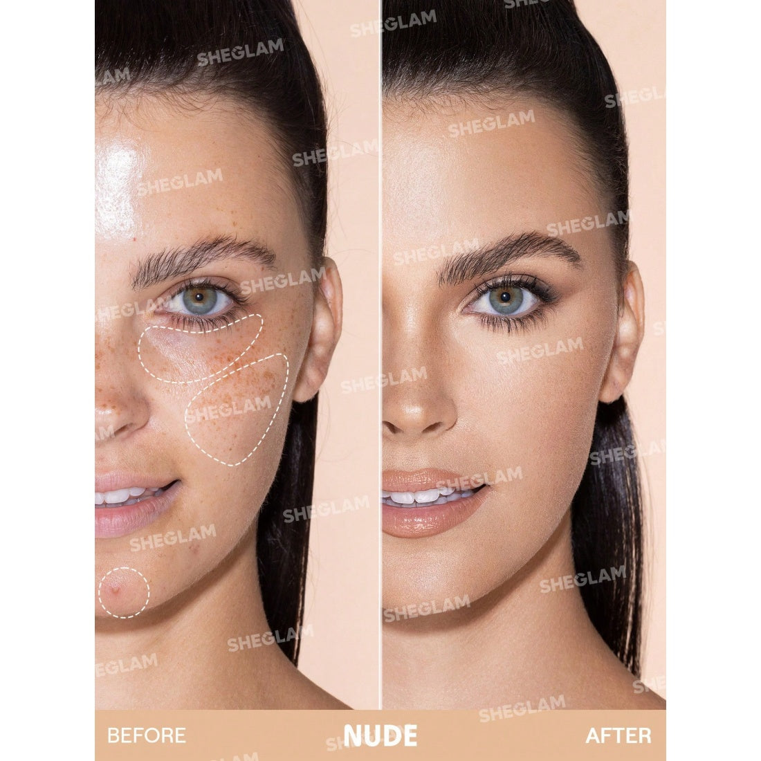 SHEGLAM Like Magic 12HR Full Coverage Concealer – Nude