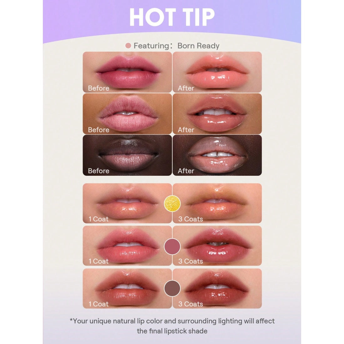 SHEGLAM Glass Lock Air Gloss-013 French Toast
