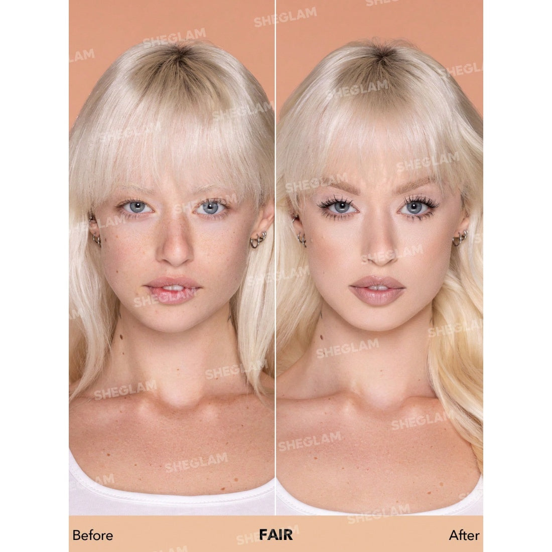 Fond de teint mat longue tenue et respirant SHEGLAM Complexion Pro – teinte claire